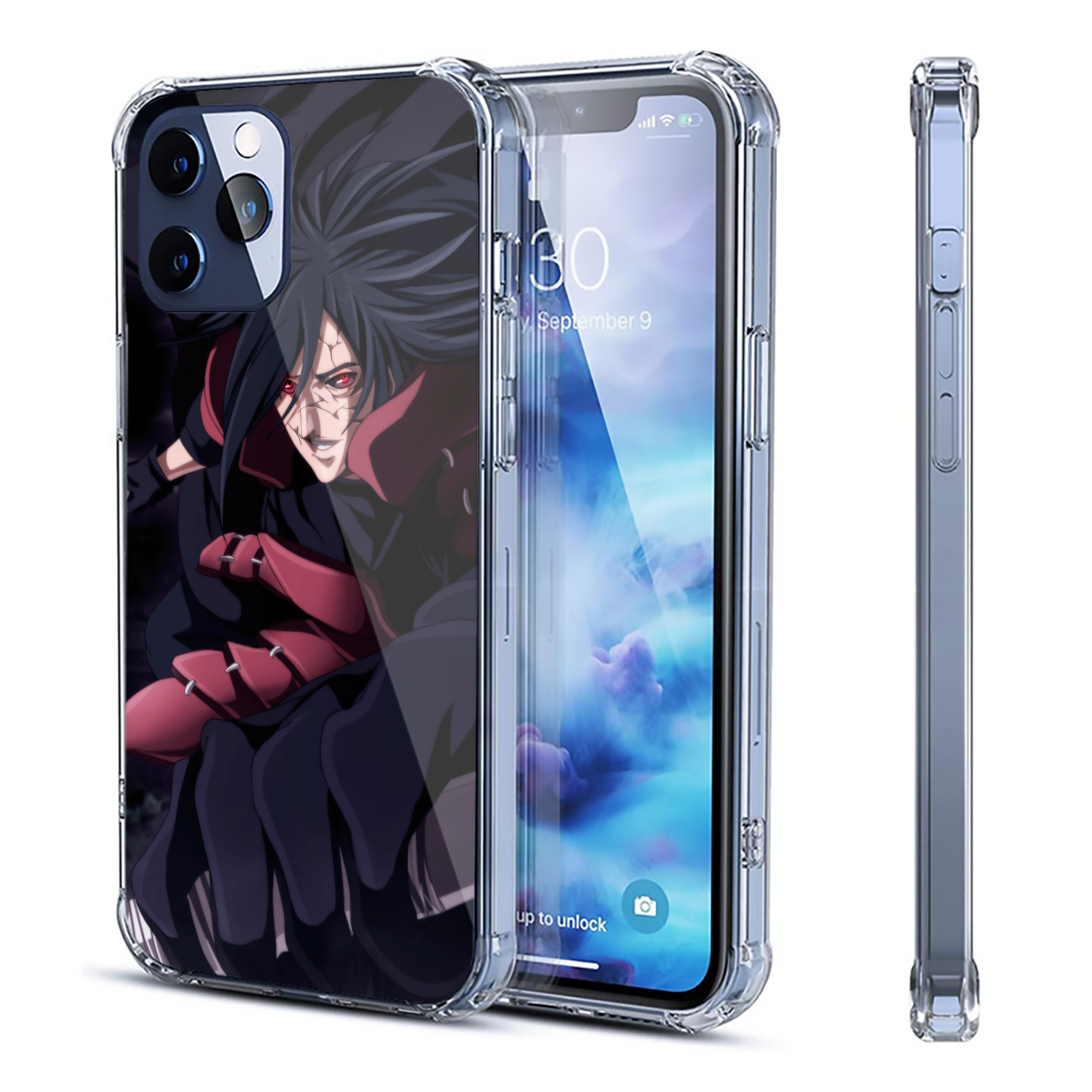 （画像用） NARUTO -ナルト- NARUTO -ナルト- 疾風伝 【iPhone 12シリーズ対応】透明スマホケース（クリアソフトケース）